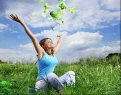 You can get infected with helminths in nature