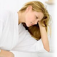 Bad sleep in a woman is a symptom of the presence of parasites