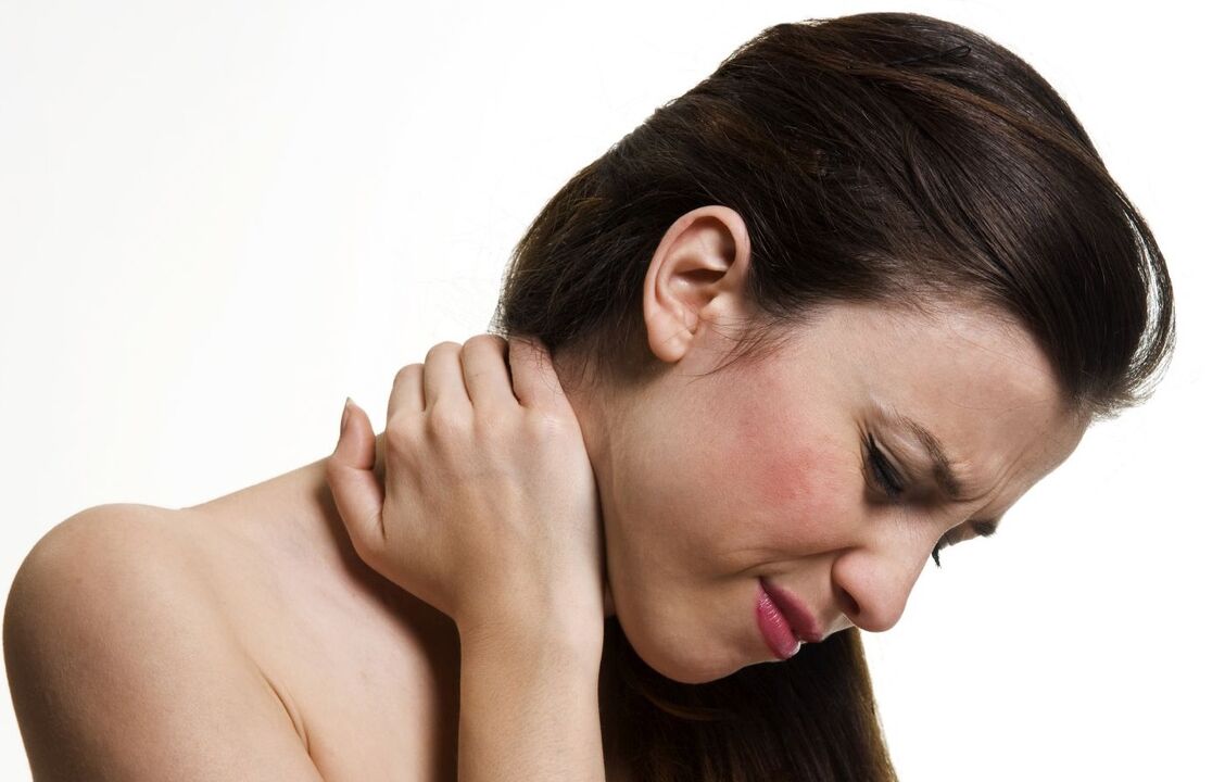neck and muscle pain with worms