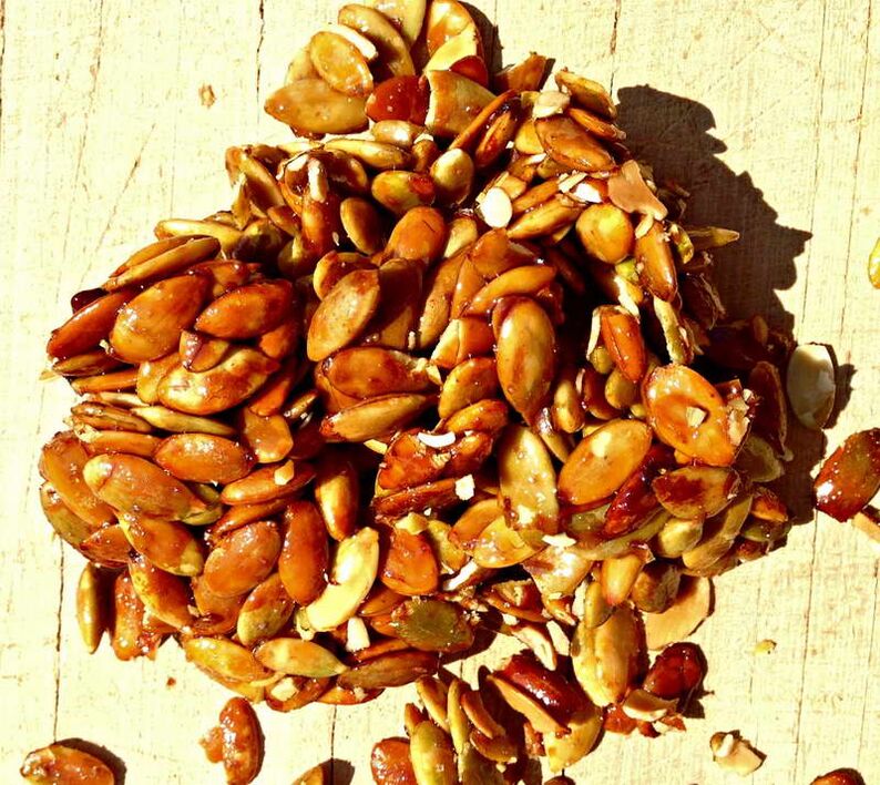 A recipe using pumpkin seeds and honey will help you get rid of parasites