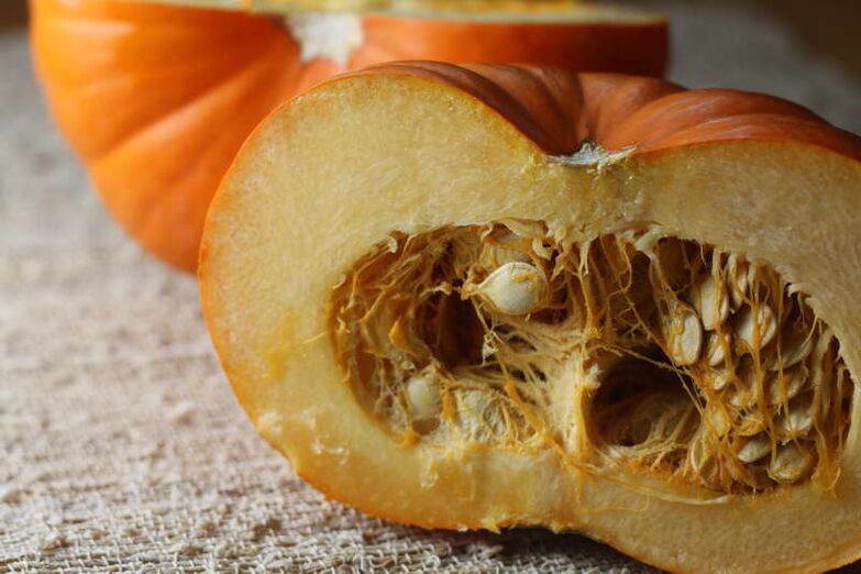 The maximum benefit in the fight against parasites is achieved by the use of unbleached pumpkin seeds